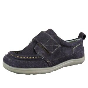 Kai Boys Sneaker‎  Sz T 11.5 Medium Brown Leather Hook & Loop